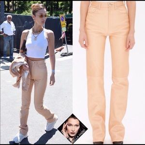 Brand new - helmet Lang femme hi leather pants